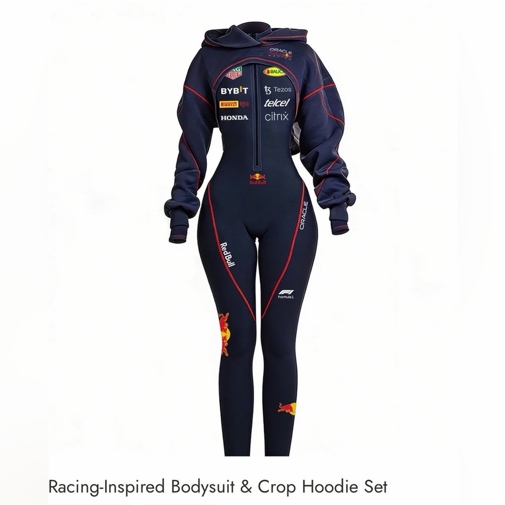 Women's racing Jumpsuit - Navy